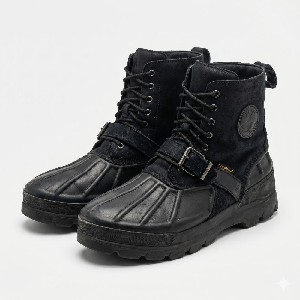 Polo Ralph Lauren Mens 14 Outdoors Gorpcore Heritage Leather Oslo High WP Boot